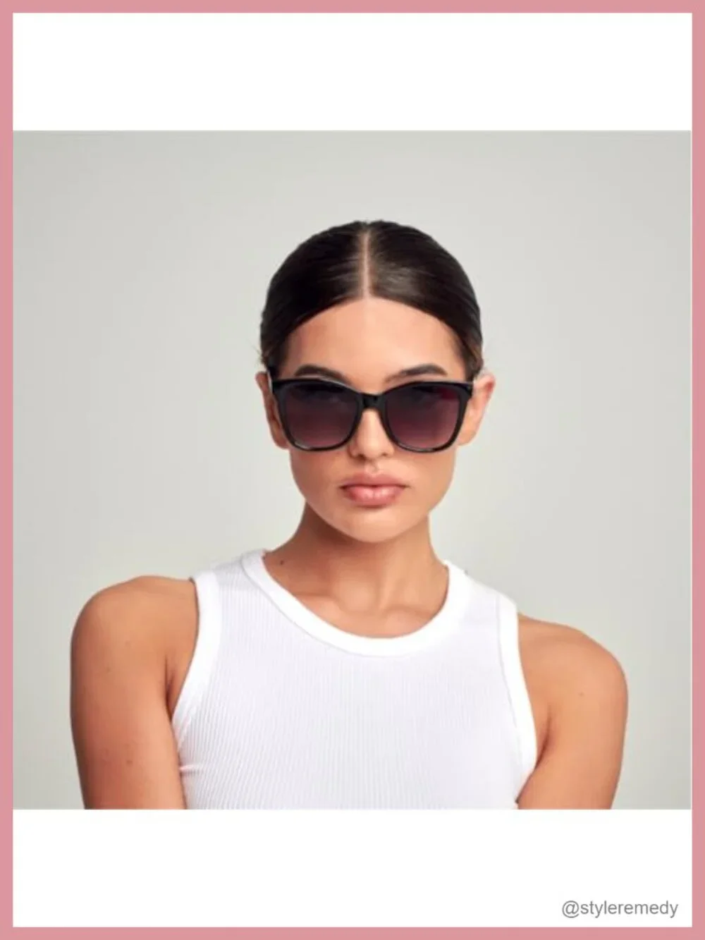 Oversized Retro Sunglasses with UV400 Protection for Women and Men